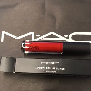 NEW Mac authentic Ruby Woo lip glass